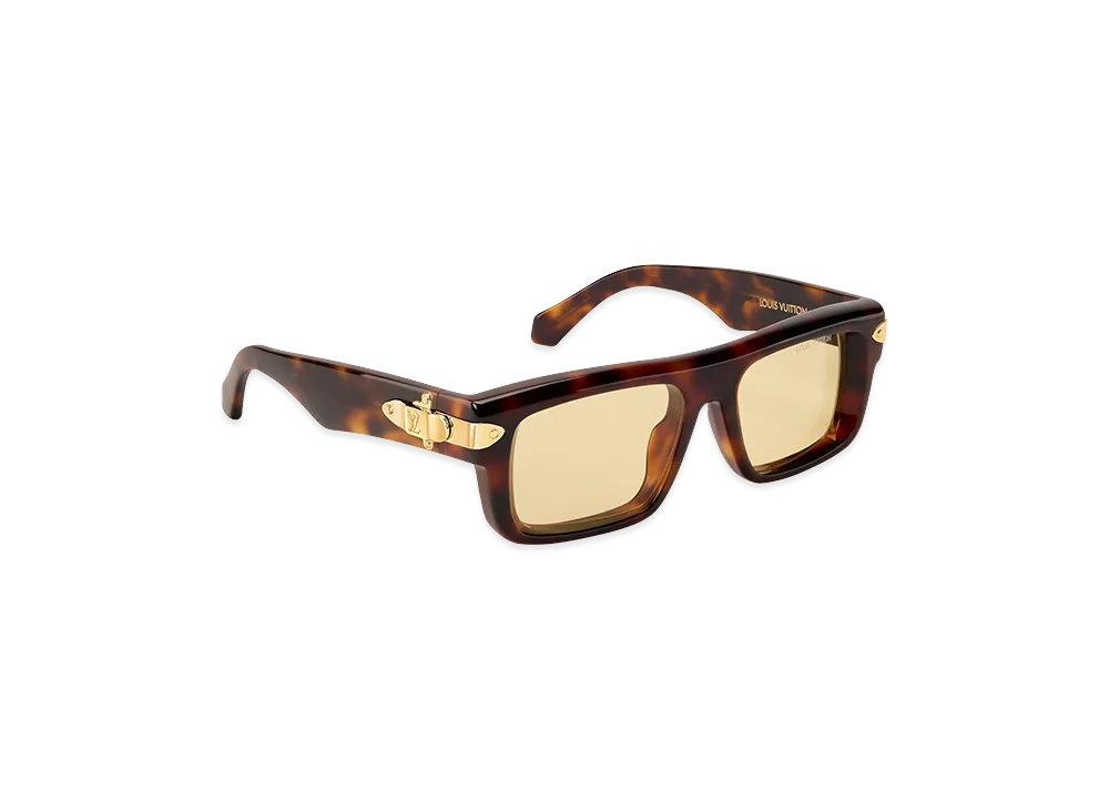 Louis Vuitton Sunglasses LV Lock Square "Dark Tortoise"