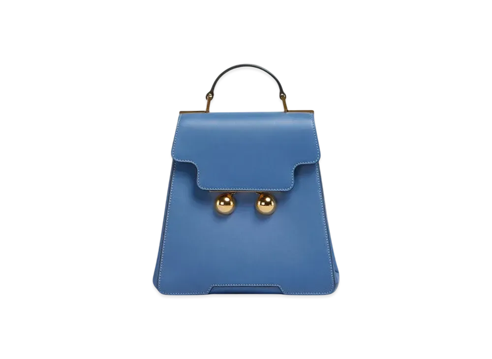 Marni Leather Trunkaroo Backpack "Opal"