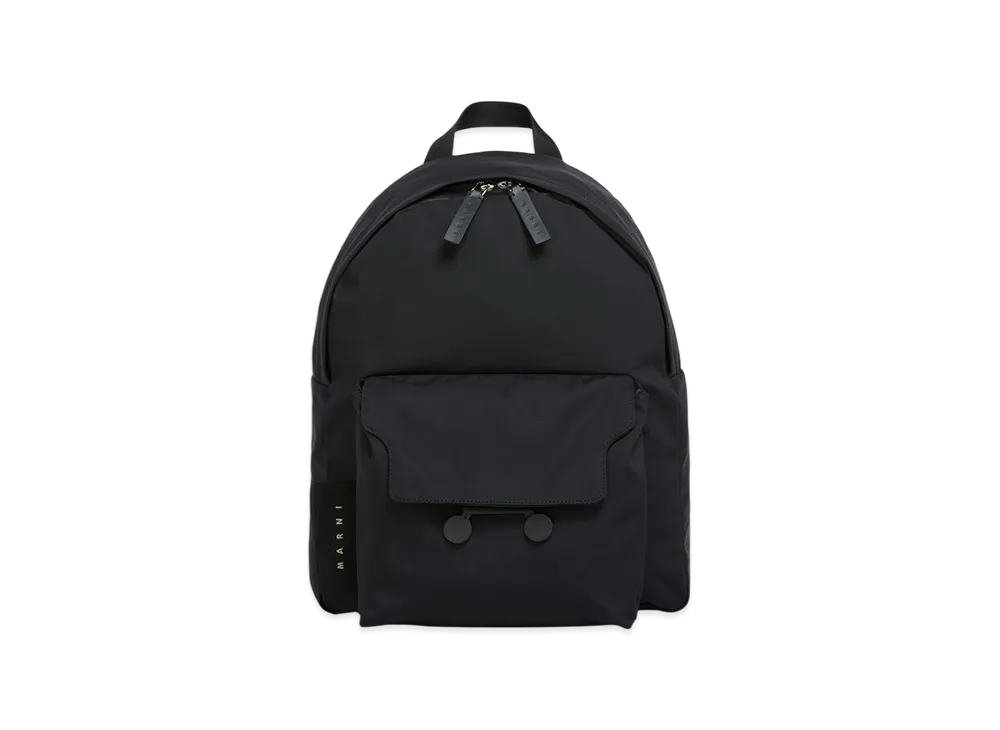 MARNI Nylon Cityscape Backpack "Black"