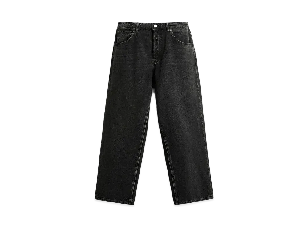 ZARA Baggy Fit Denim Pants "Black"