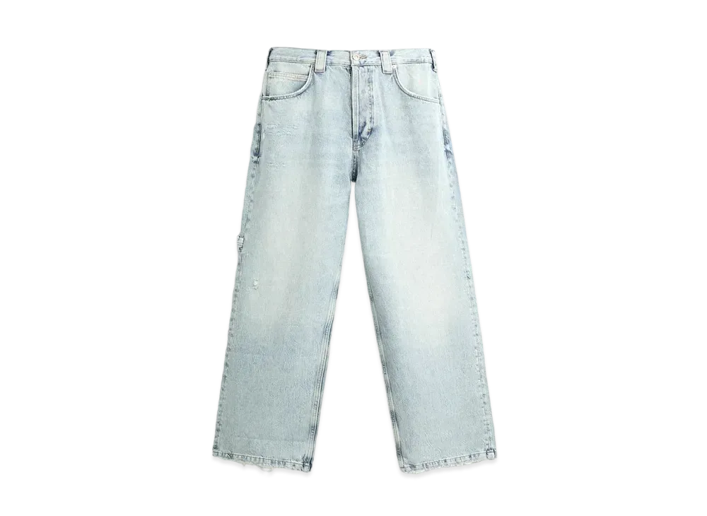 ZARA Baggy Fit Denim Pants "Medium Blue"
