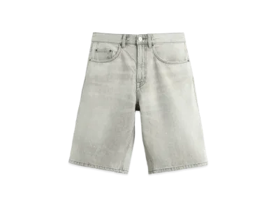 ZARA Gradient Baggy Fit Bermuda Shorts "Light Grey"