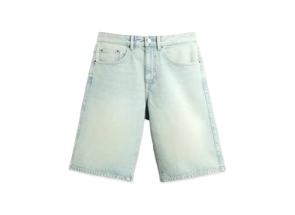 ZARA Gradient Baggy Fit Bermuda Shorts "Blue"