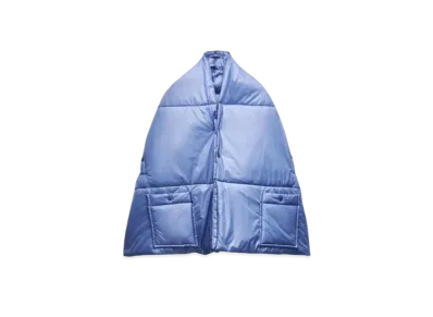 ZARA x AND WANDER Quilted Shawl Scarf "Blue"