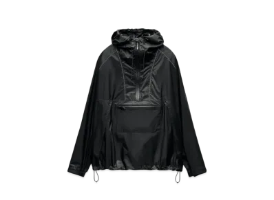ZARA x AND WANDER Windproof Jacket "Dark Navy Blue"