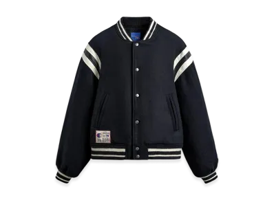 ZARA x CHAMPION Quilted Bomber Jacket "Navy Blue"