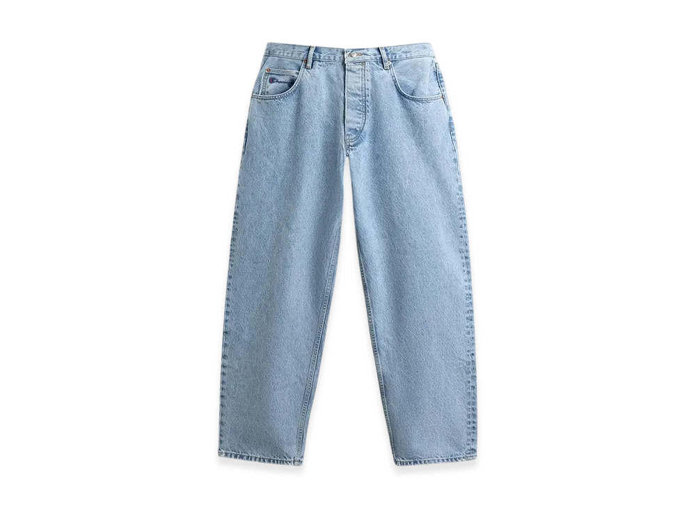 ZARA x CHAMPION Jeans Loose Tapered Fit "Light Blue"