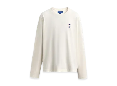 ZARA x CHAMPION Long Sleeve T-Shirt with Patch "Off White"