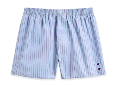 ZARA x CHAMPION Poplin Boxers "Sky Blue"