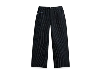 ZARA x CHAMPION Striped Baggy Fit Jeans "Blue"
