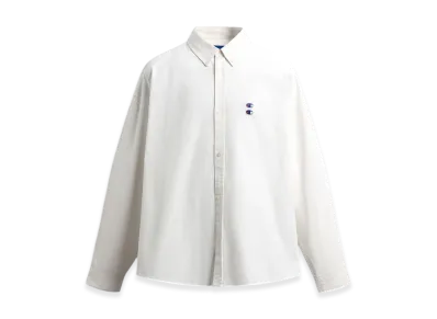 ZARA x CHAMPION Oxford Shirt with Patch "White"