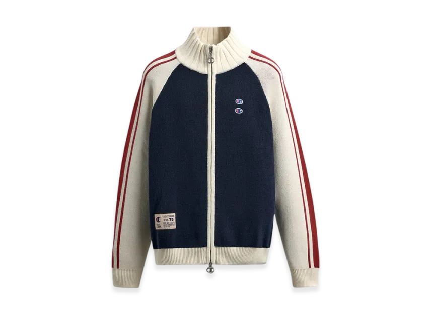 ZARA x CHAMPION Color Block Band Knit Jacket ZARA x CHAMPION Color Block Band Knit Jacket