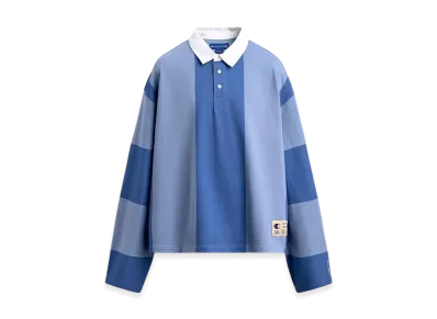 ZARA x CHAMPION Color Block Polo Shirt "Blue"