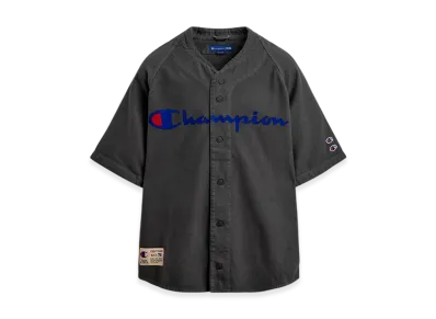ZARA x CHAMPION Baseball Print Shirt "Gray"