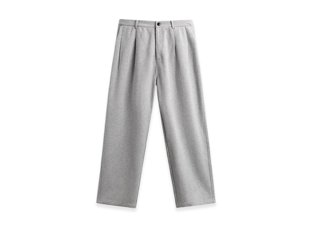 ZARA x CHAMPION Pleated Relaxed Fit Pants "Grey Marl"