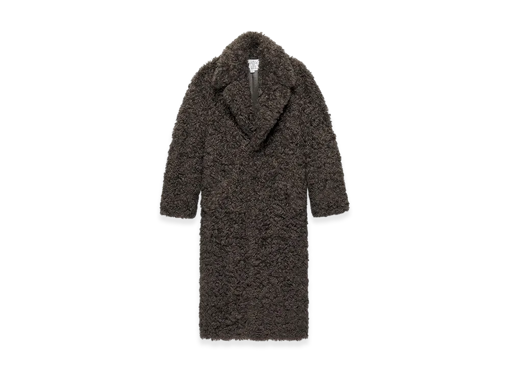 ZARA x Ludovic De Saint Sernin Faux Leather Double Face Coat "Mole Gray"