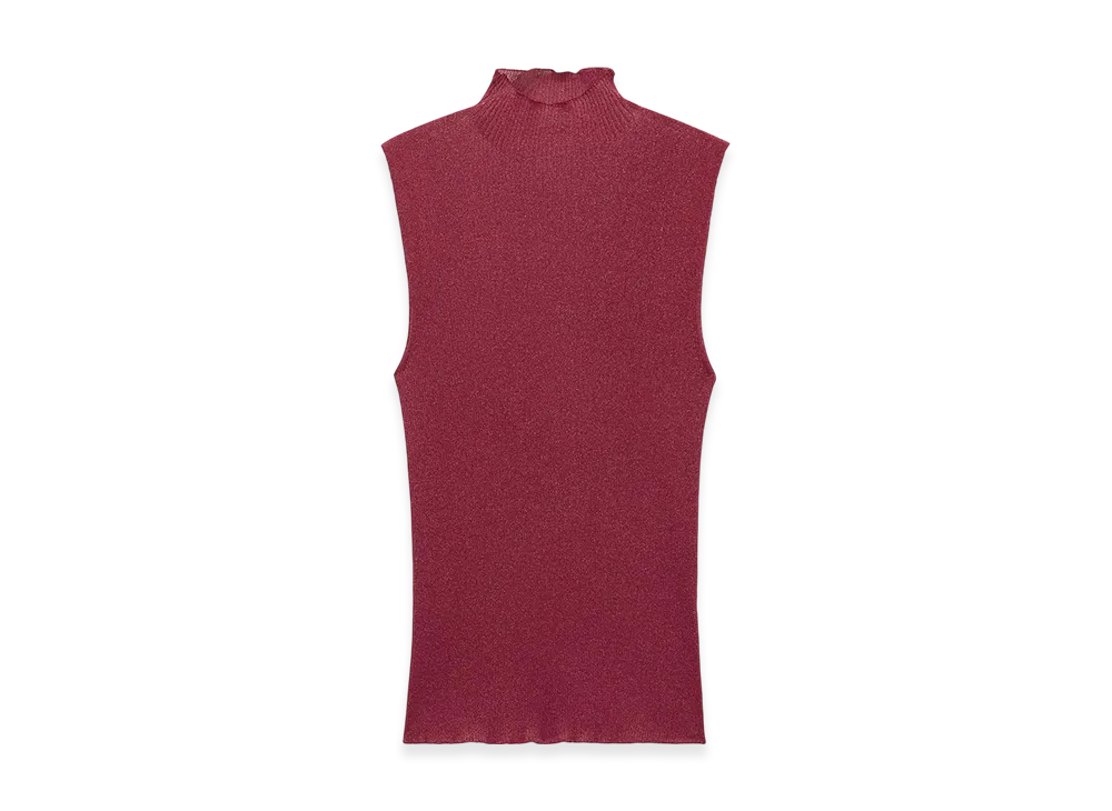 ZARA x Ludovic De Saint Sernin Rib Knit Sweater "Burgundy"