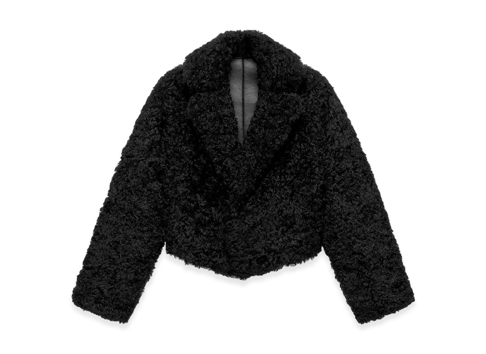 ZARA x Ludovic De Saint Sernin Reversible Faux Leather Double Face Jacket "Black"