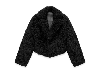 ZARA x Ludovic De Saint Sernin Reversible Faux Leather Double Face Jacket "Black"