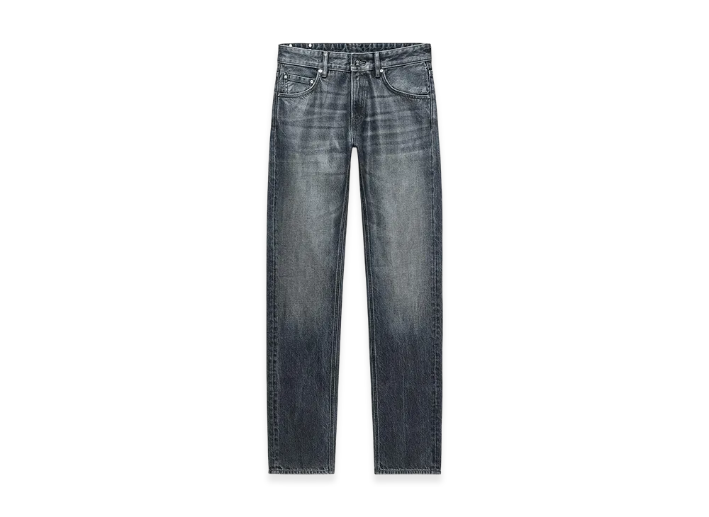 ZARA x Ludovic De Saint Sernin Wax Finish Slim Fit Denim Pants "Blue"
