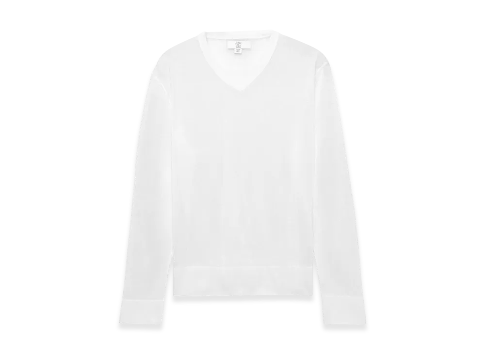 ZARA x Ludovic De Saint Sernin Semi-Sheer Sweater "White"