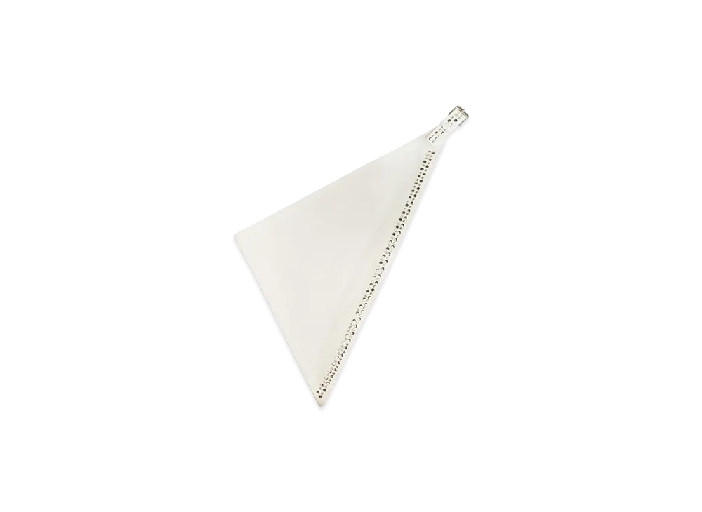 ZARA x Ludovic De Saint Sernin Studded Leather Bandana "Ecru"