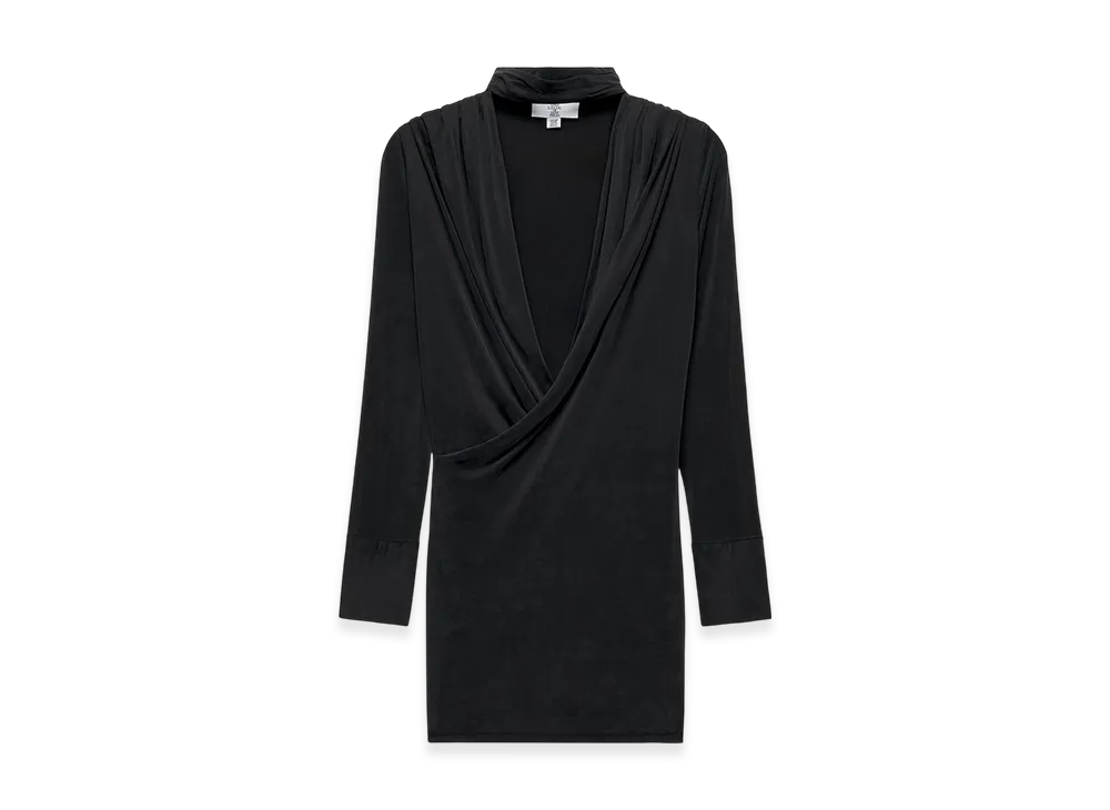 ZARA x Ludovic De Saint Sernin Draped Dress "Black"