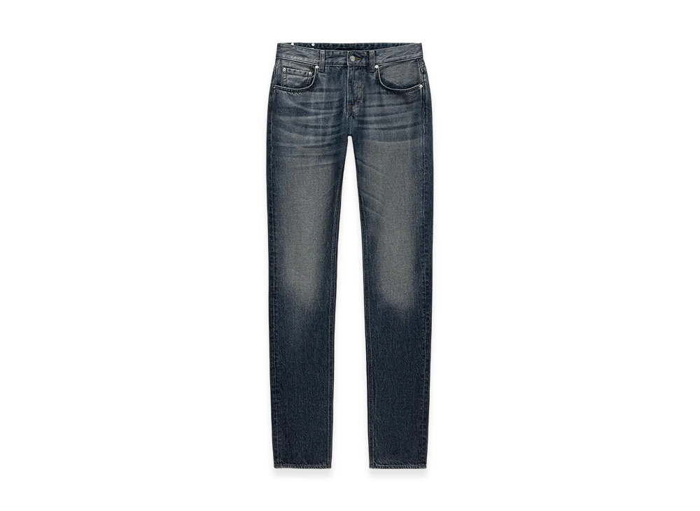 ZARA x Ludovic De Saint Sernin Jeans Slim Low Rise Wax Finish "Blue"