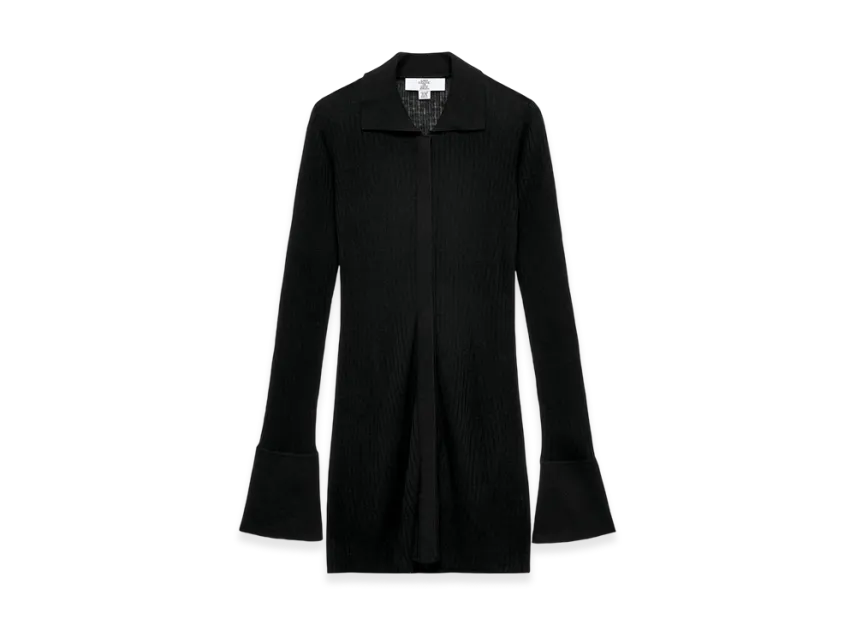 ZARA x Ludovic De Saint Sernin Knit Dress, Wool-Silk Blend "Black" | SNKRDUNK ZARA x Ludovic De Saint Sernin Knit Dress, Wool-Silk Blend "Black" | SNKRDUNK
