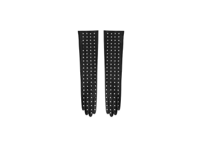ZARA x Ludovic De Saint Sernin Studded Leather Gloves "Black"