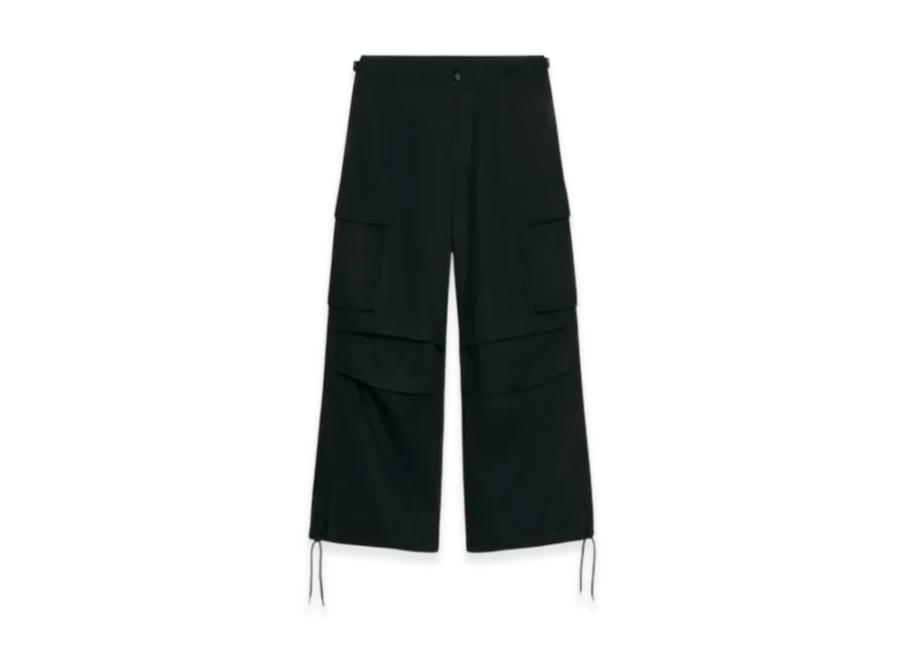 ZARA x SOSHIOTSUKI Relaxed Fit Suit Cargo Trousers "Black"