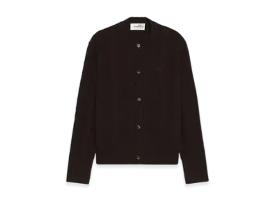 ZARA x SOSHIOTSUKI Wool Cable Cardigan "Chocolate"