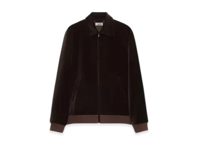 ZARA x SOSHIOTSUKI Regular Fit Velvet Jacket "Brown"
