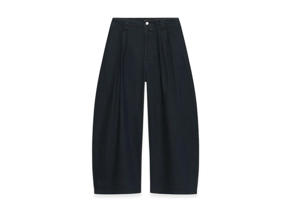 ZARA x SOSHIOTSUKI Women's Darted Wide Leg Denim Pants "Blue"