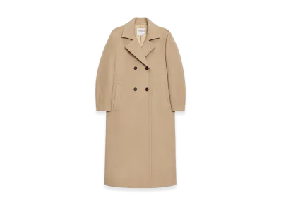 ZARA x SOSHIOTSUKI Women's Wool Blend Coat "Lightcamel"