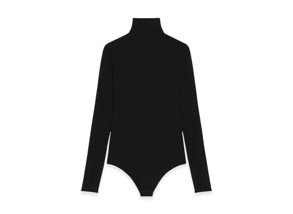 ZARA x SOSHIOTSUKI Women's Wool Blend High Neck Bodysuit "Black"