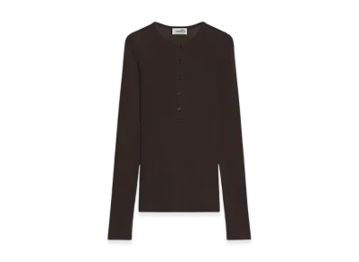 ZARA x SOSHIOTSUKI Women's Baker Neck T-Shirt "Brown"