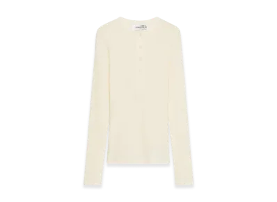 ZARA x SOSHIOTSUKI Women's Baker Neck T-Shirt "Ecru"