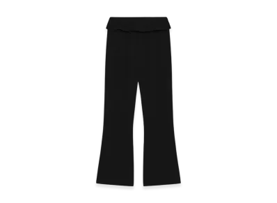 ZARA x SOSHIOTSUKI Women's Roll-Up Waist Trousers "Black"