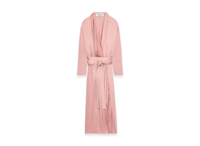 ZARA x SOSHIOTSUKI Women's Satin Belt Dress "Pink"