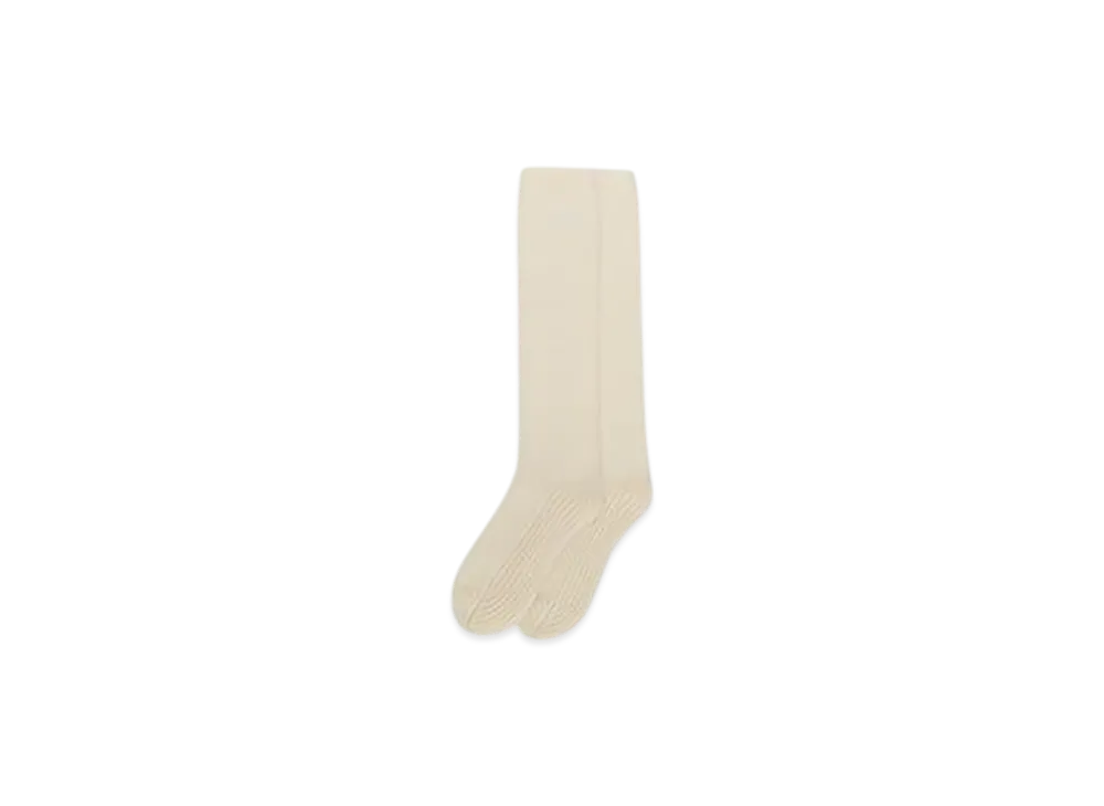 ZARA x SOSHIOTSUKI Kids' Wool Long Socks "Ecru"
