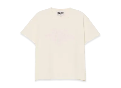 ZARA x Bad Bunny Benito Antonio Crush Washed Text Reverse Effect Tee "Cream"