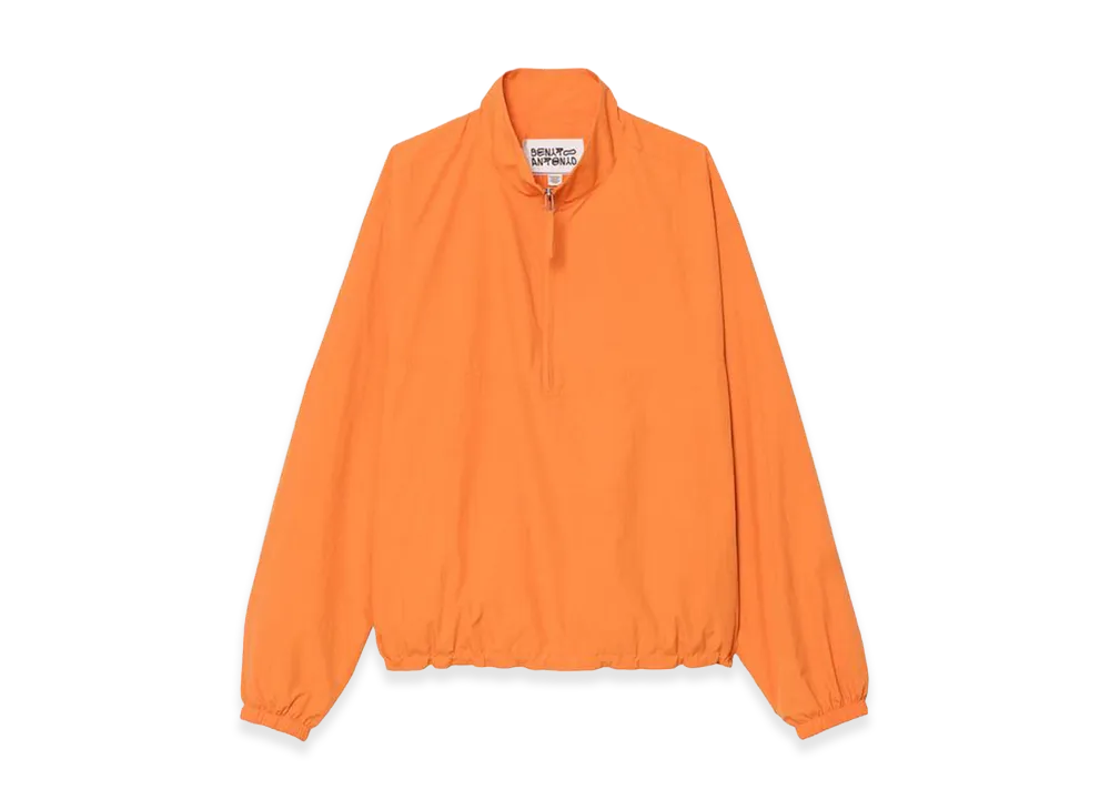 ZARA x Bad Bunny Benito Antonio Windbreaker Relaxed Fit Kangaroo Pocket Jacket "Orange"