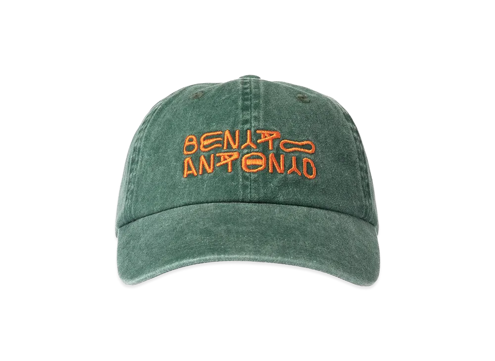 ZARA x Bad Bunny Benito Antonio Washed Logo Embroidery Cap "Green"