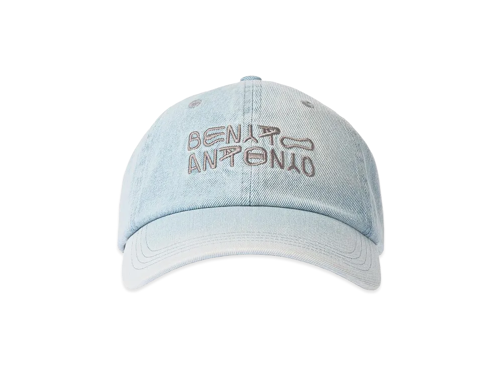 ZARA x Bad Bunny Benito Antonio Washed Logo Embroidery Cap "Light Blue"