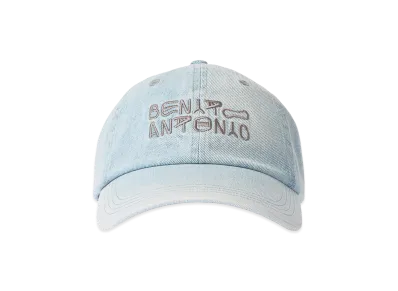 ZARA x Bad Bunny Benito Antonio Washed Logo Embroidery Cap "Light Blue"