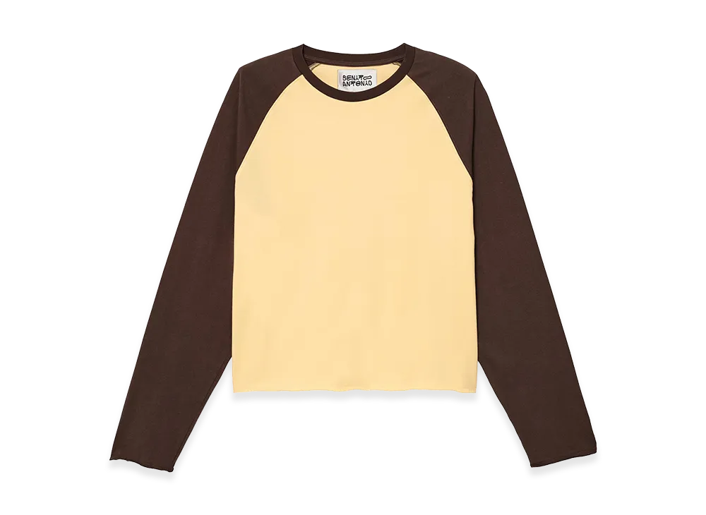 ZARA x Bad Bunny Benito Antonio Cropped Fit Color Block Tee "Khaki"