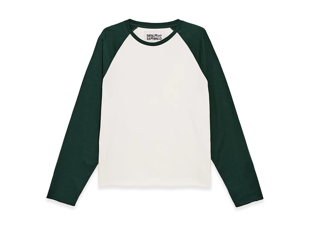 ZARA x Bad Bunny Benito Antonio Cropped Fit Color Block Tee "Green"