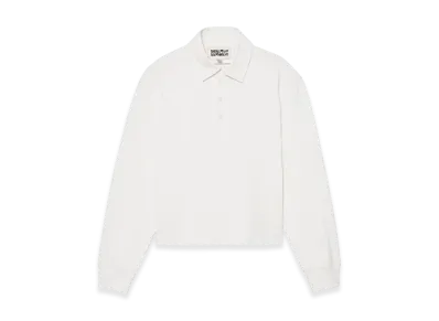 ZARA x Bad Bunny Benito Antonio Cropped Fit Cotton Polo Shirt "Off White"