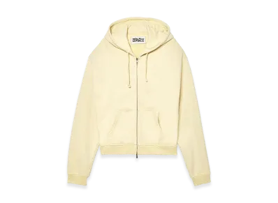 ZARA x Bad Bunny Benito Antonio Cropped Fit Zip Hoodie "Butter"